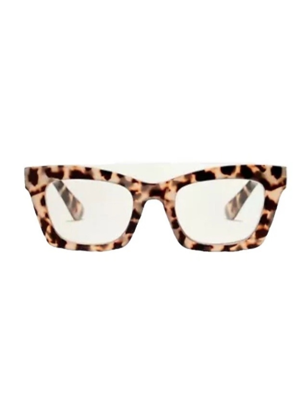 Retro Women's Glasses Oversized Square Oprah Cheetah Readers 2.0 2.25 2.5 2.75